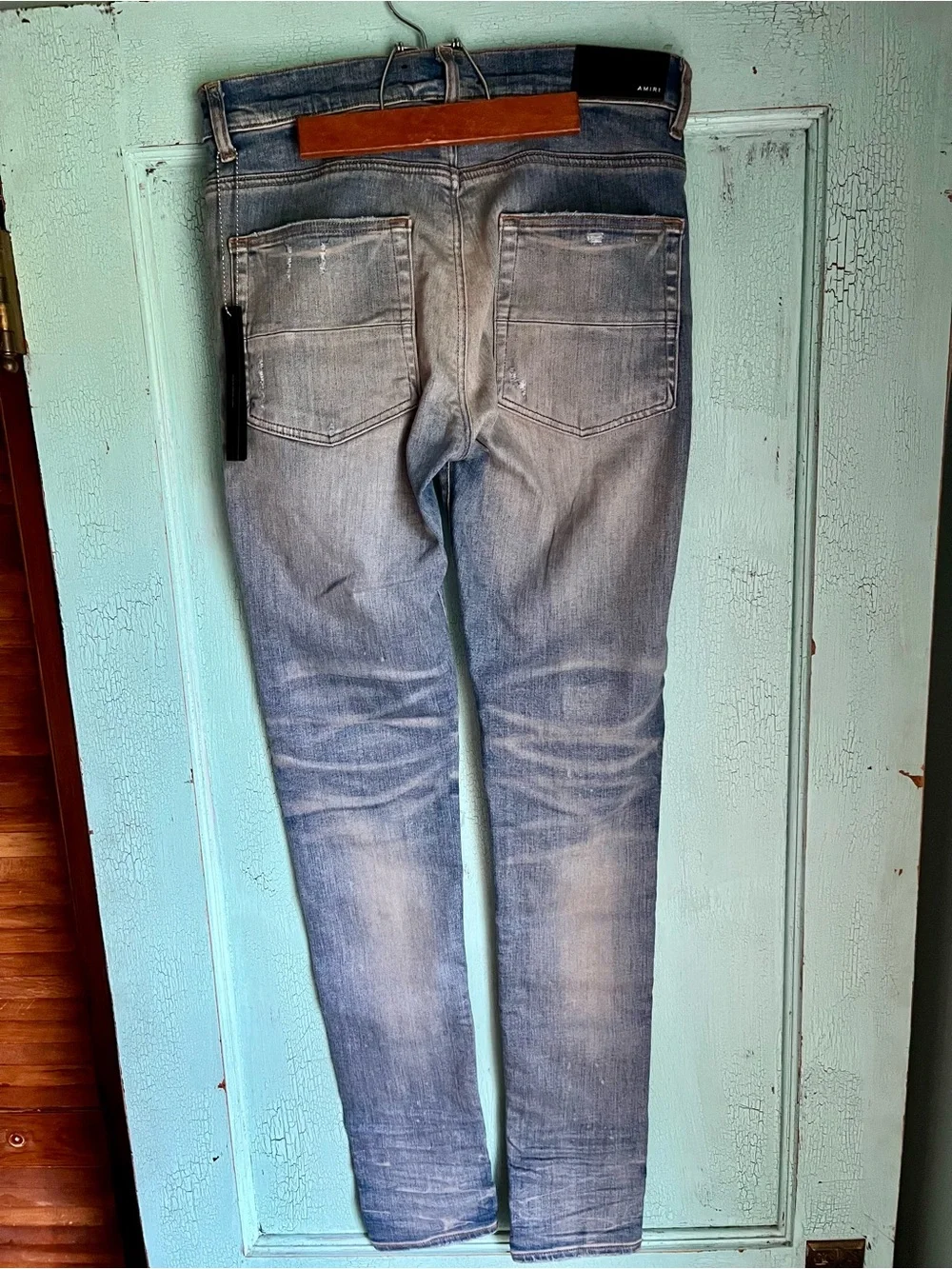 AMIRI MX1 Clay Indigo Red Jeans Men’s 32